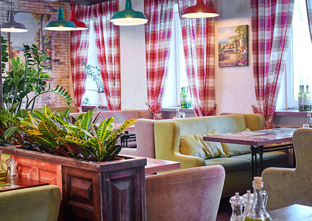 как озеленить ресторан