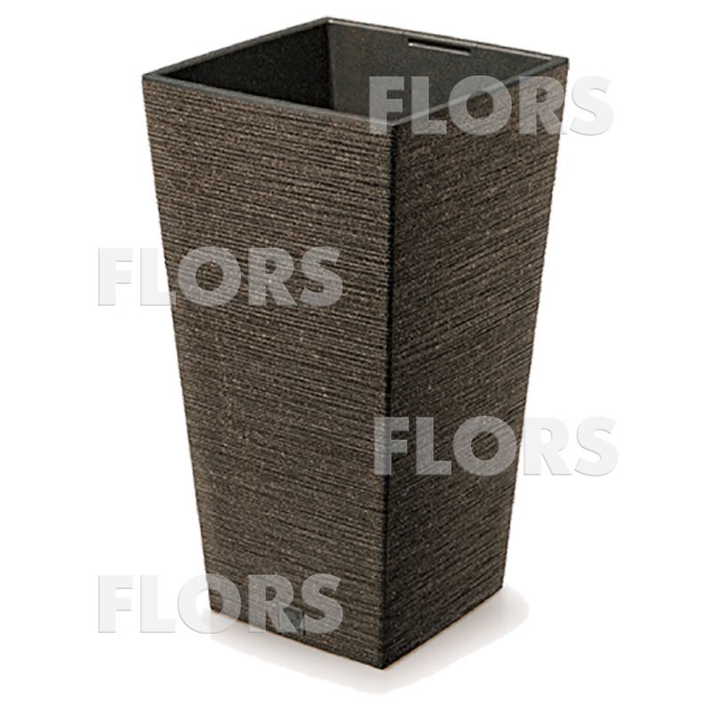FURU SQUARE LOW ECO WOOD кашпо кофе