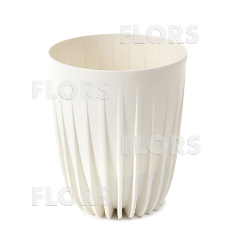 MIRA крем кашпо пластик