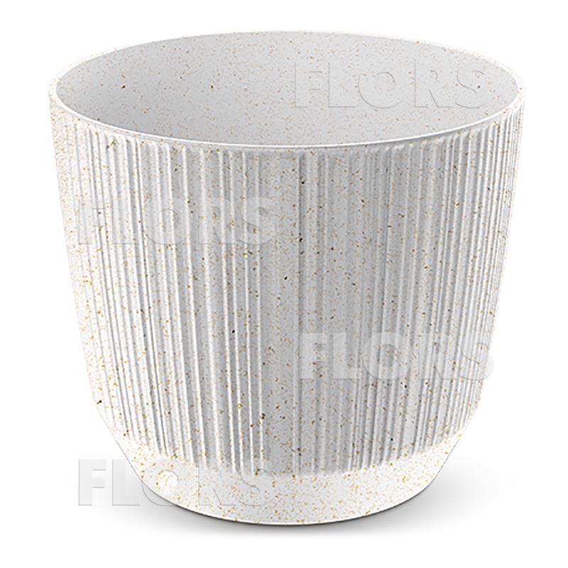 RYFO ECO WOOD белый кашпо пластик