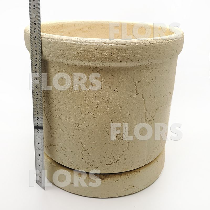 Горшок керамика Цилиндр №03 с подст. Шамот