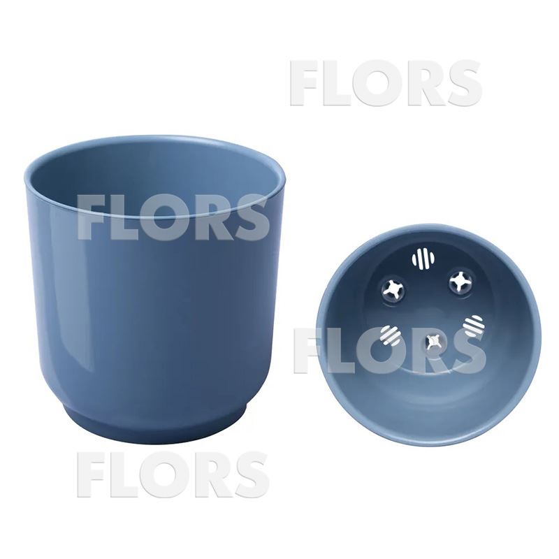 Д17-33 ДЕЛЬТА Ментол  пластиковый горшок с вкладкой