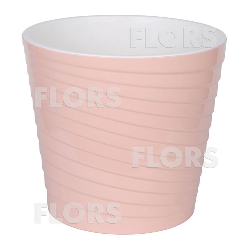 ЭС17-20 ЭЙС Розовый пластиковый горшок с вкладкой
