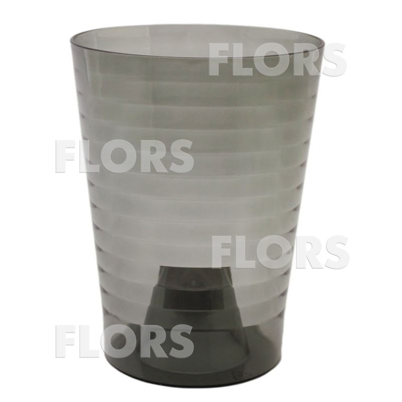 Т02 ЭЛЬБА Дымка пластиковое кашпо для орхидей