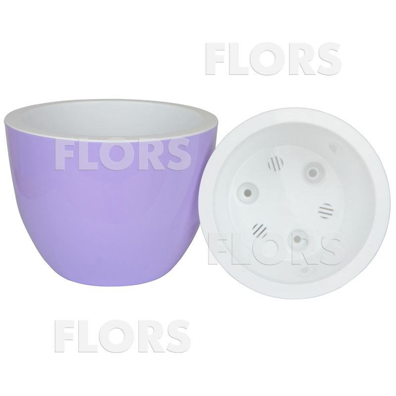 ОР24-21 ОРИОН Лаванда пластиковый горшок с вкладкой