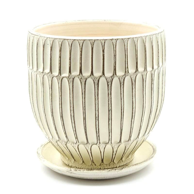 Горшок керамика Италия ваниль