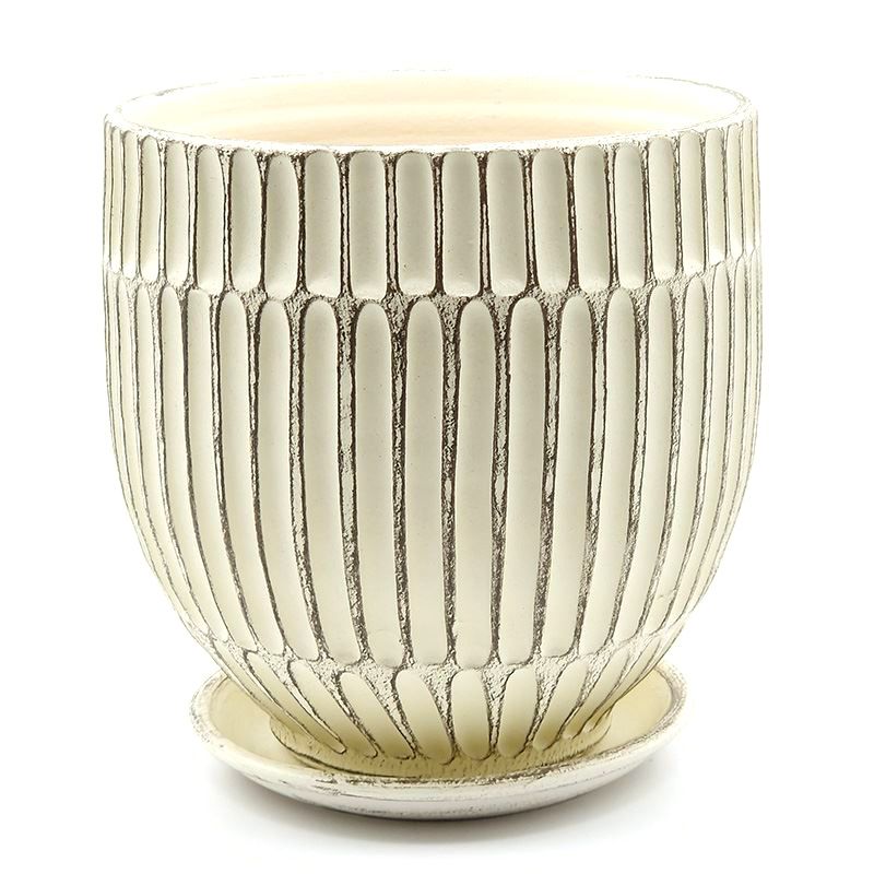 Горшок керамика Италия ваниль