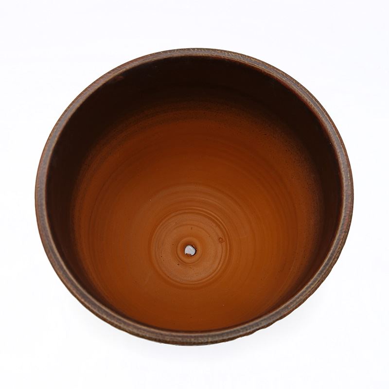 Горшок керамика Италия шоколад