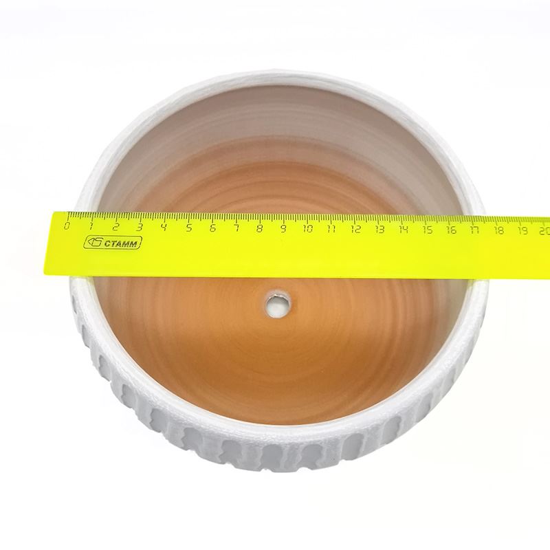 Бонсайница керамика Матис серо-белый