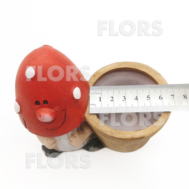 Зоокашпо керамика Мухомор GR04