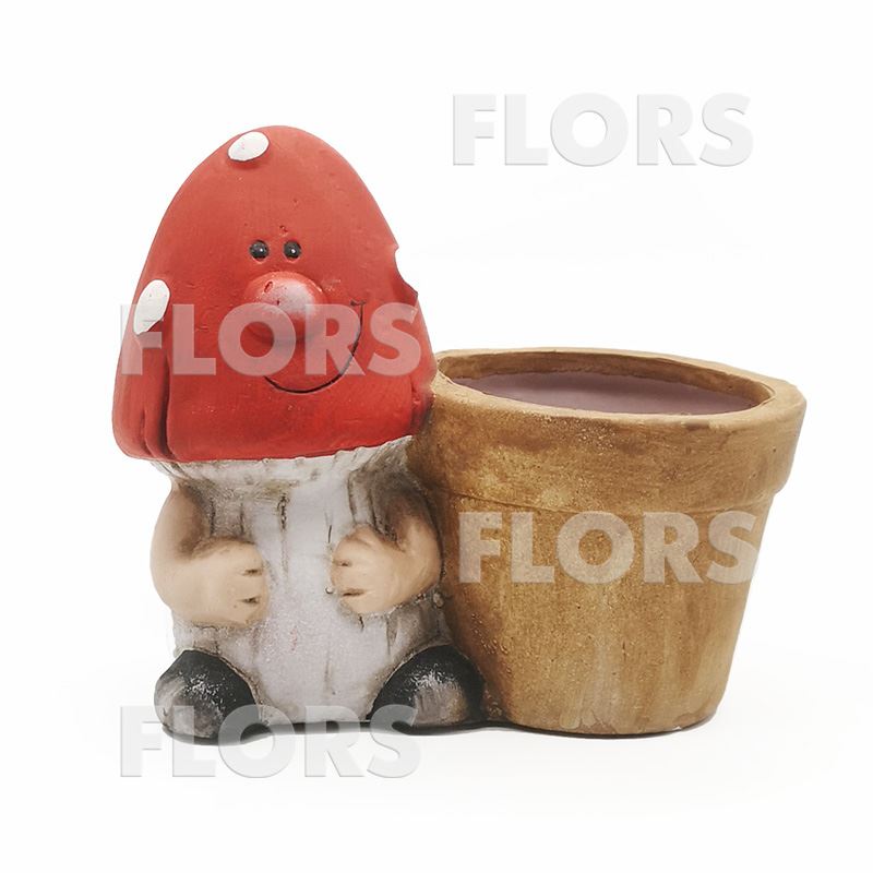 Зоокашпо керамика Мухомор GR04