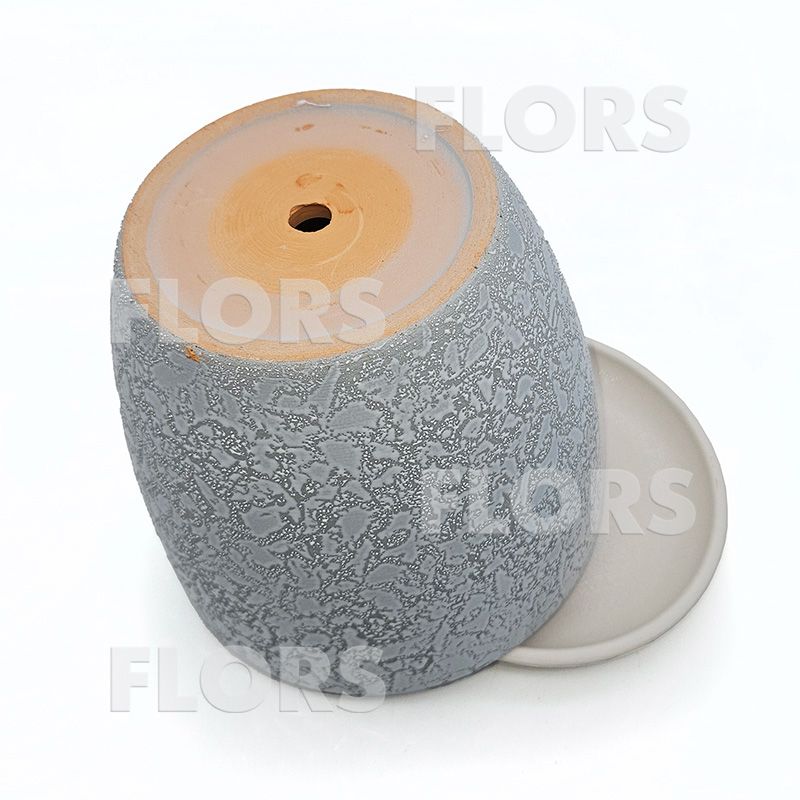 Горшок керамика Классик Маг белый