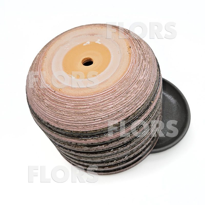 Горшок керамика Полоски розовый