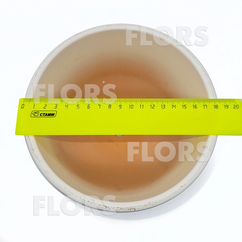 Горшок керамика Таксы белый