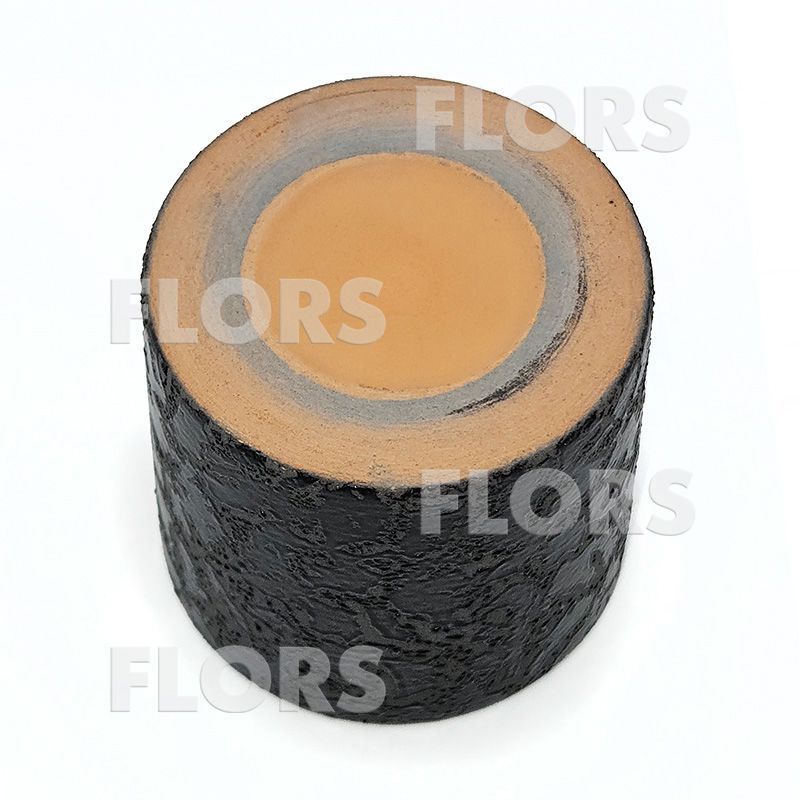 Комплект из 2-х кашпо керамика Цилиндр Маг черный