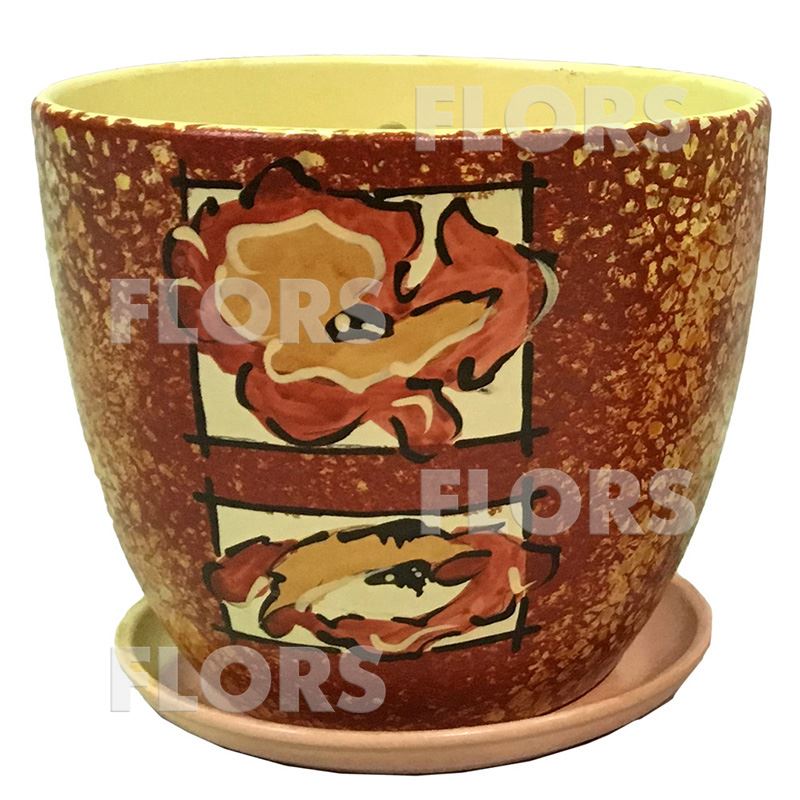 Горшок керамика Ландыш