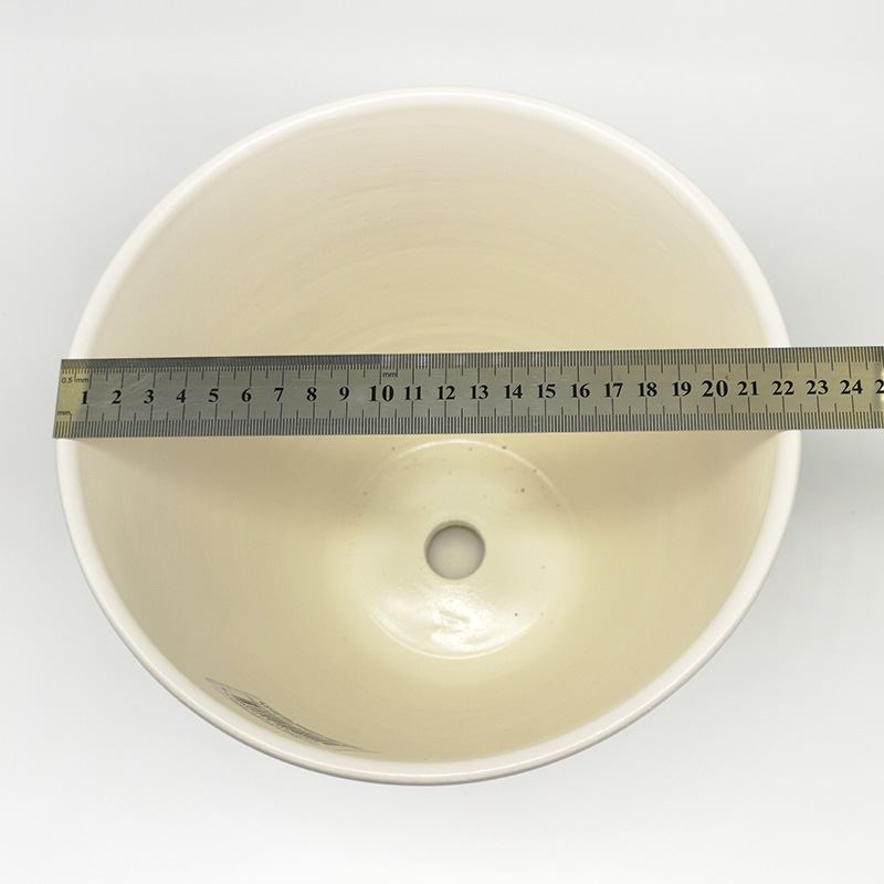 Горшок керамика Колор белый