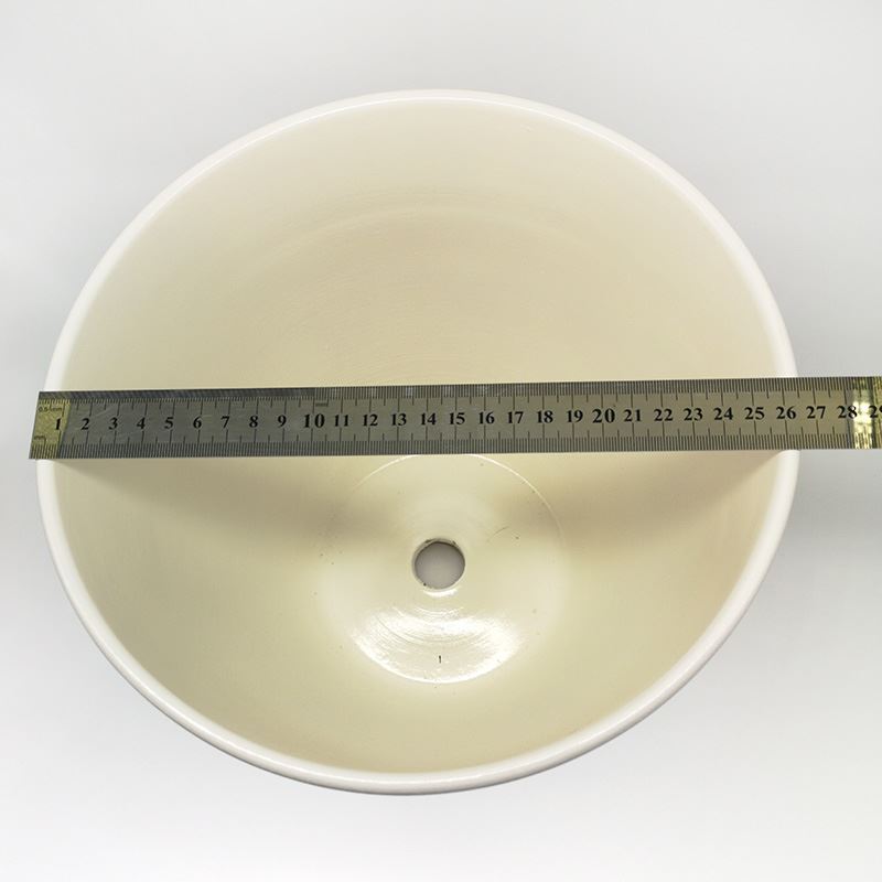 Горшок керамика Колор белый