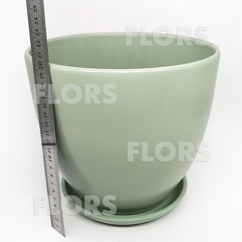 Горшок керамика Колор бирюзовый