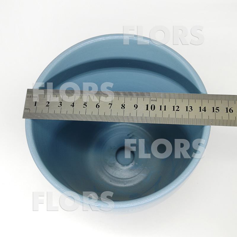 Горшок керамика Колор голубой