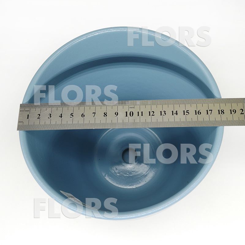 Горшок керамика Колор голубой