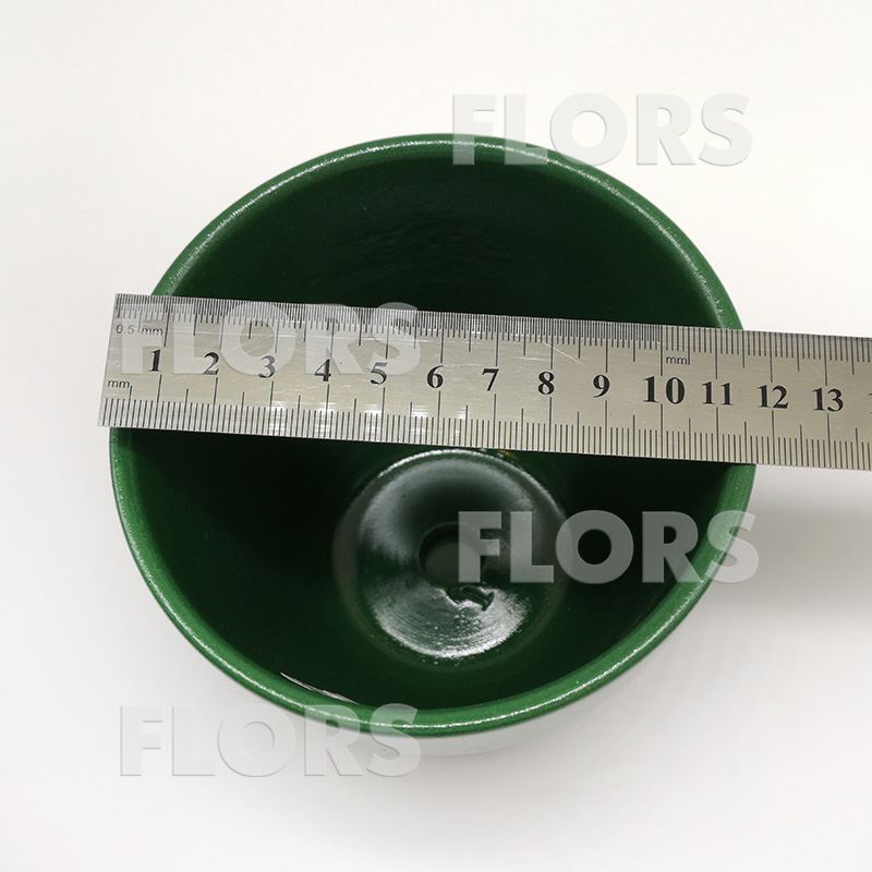 Горшок керамика Колор зеленый