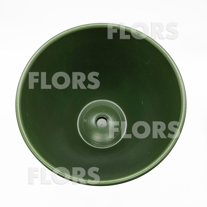 Горшок керамика Колор зеленый