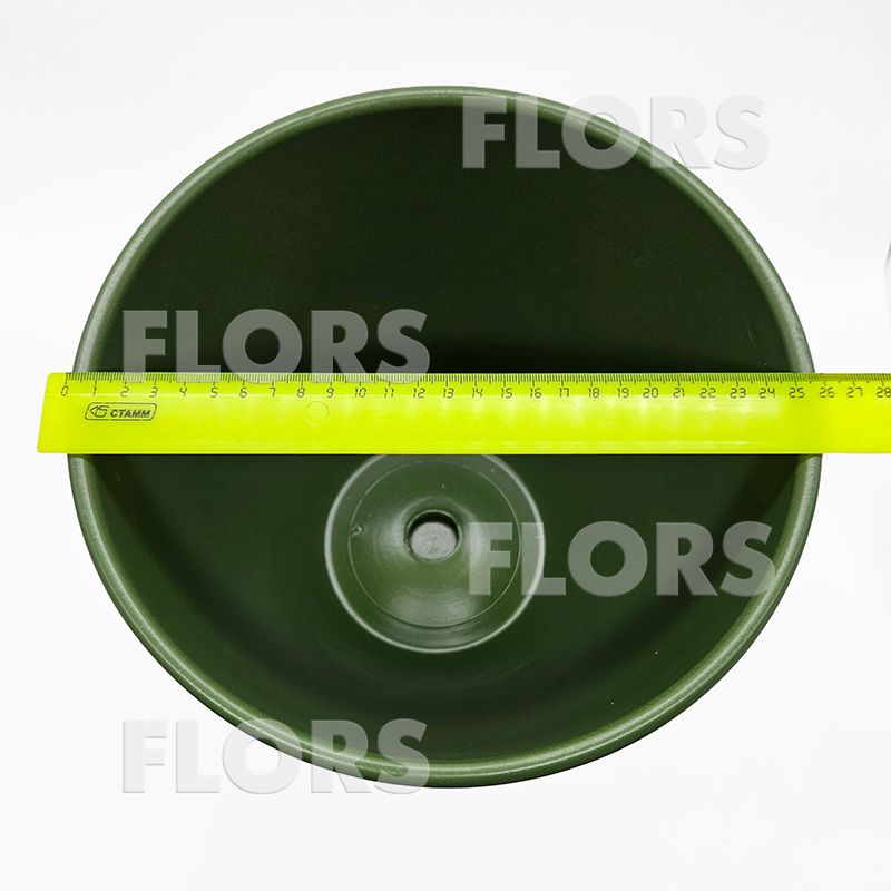 Горшок керамика Колор зеленый