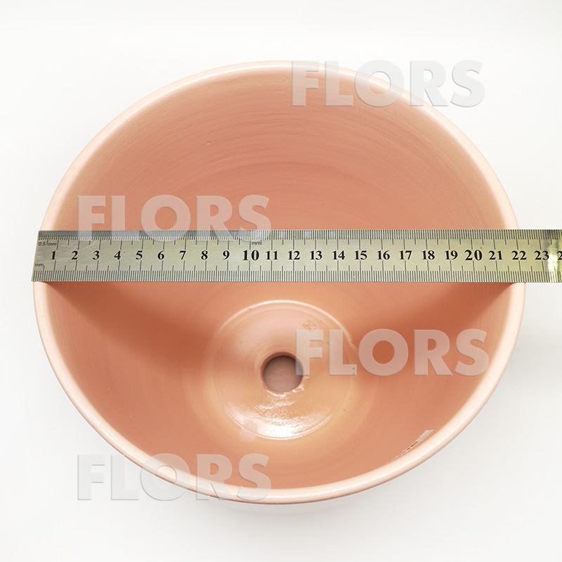 Горшок керамика Колор розовый