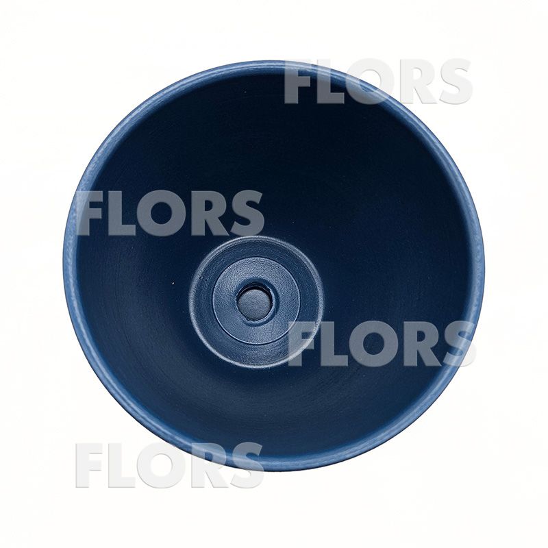 Горшок керамика Колор синий