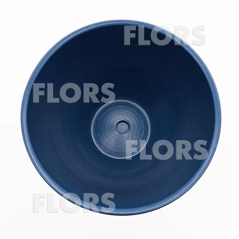 Горшок керамика Колор синий