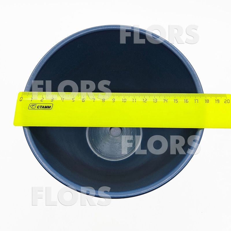 Горшок керамика Колор синий