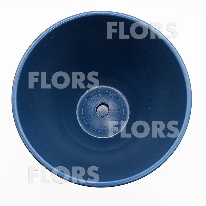 Горшок керамика Колор синий