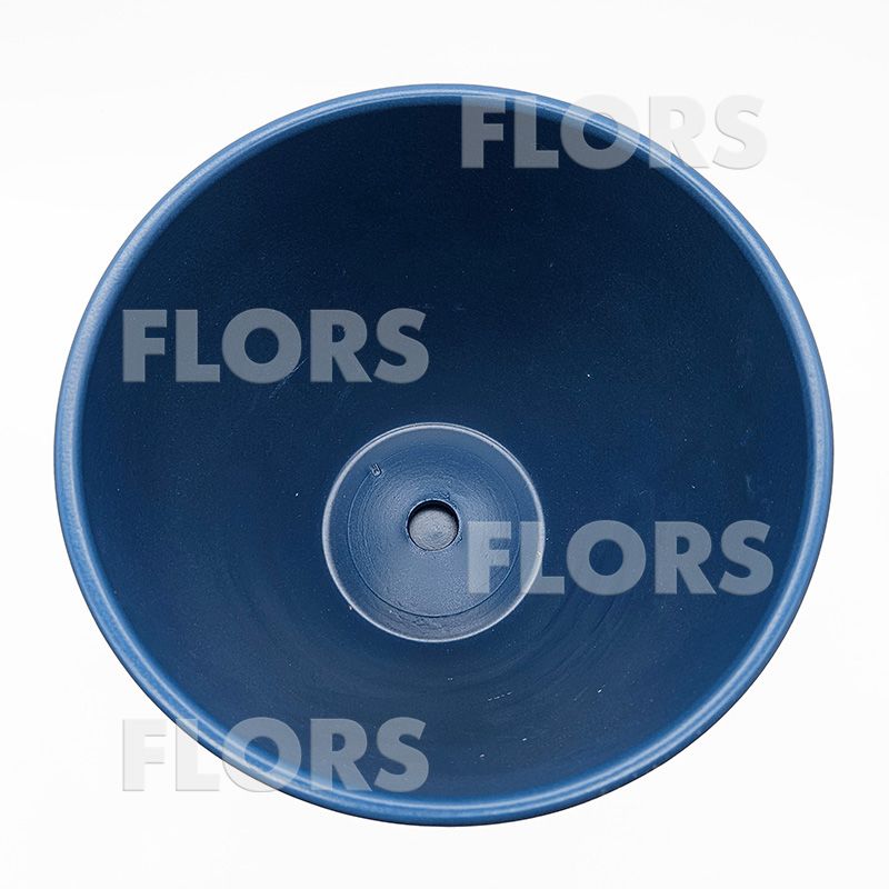 Горшок керамика Колор синий