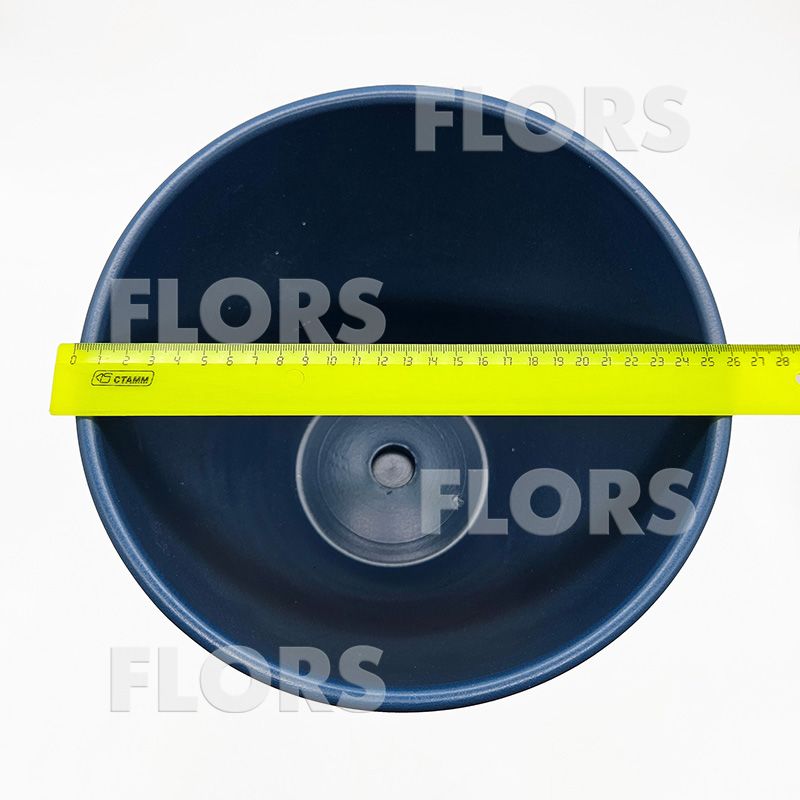 Горшок керамика Колор синий