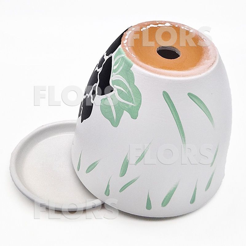 Горшок керамика Колор Пионы