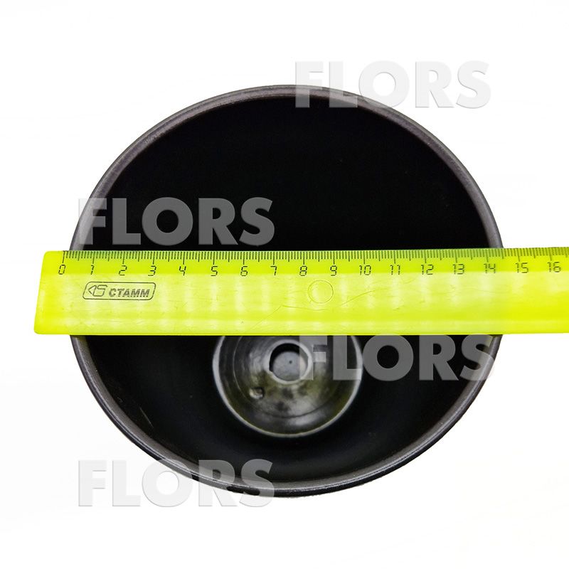 Горшок керамика Колор Черный