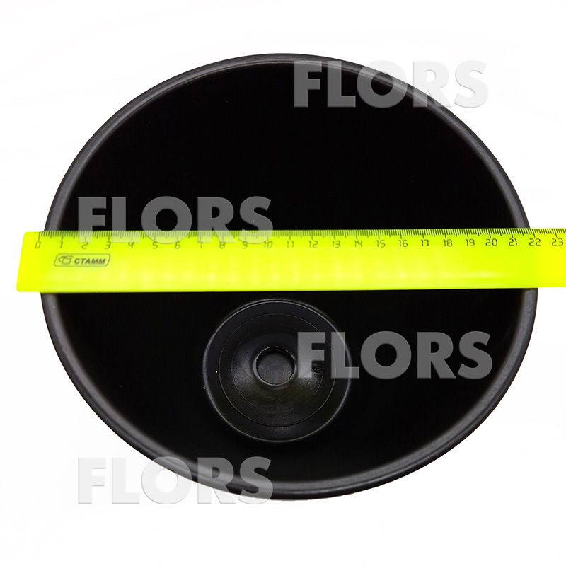 Горшок керамика Колор Черный