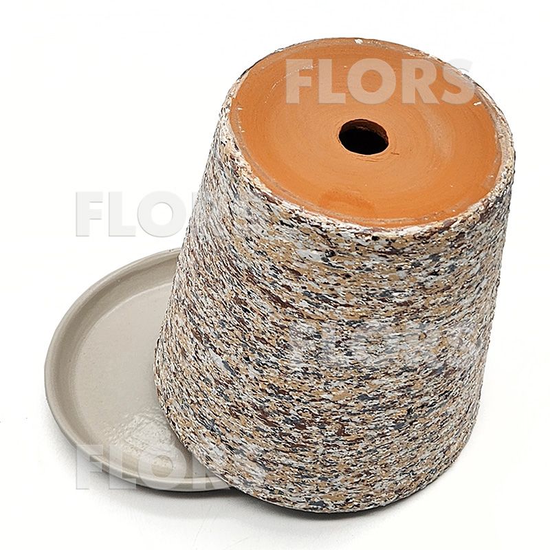 Горшок керамика Конус камень лунный