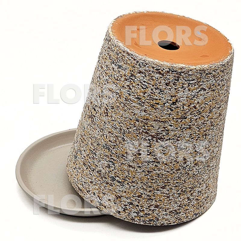 Горшок керамика Конус камень лунный