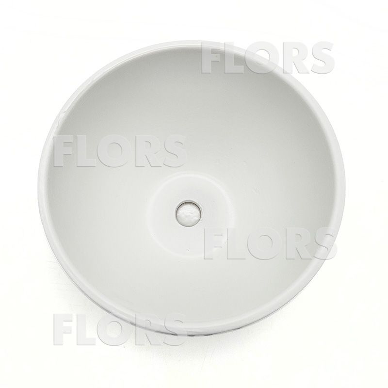 Горшок керамика Борт белый