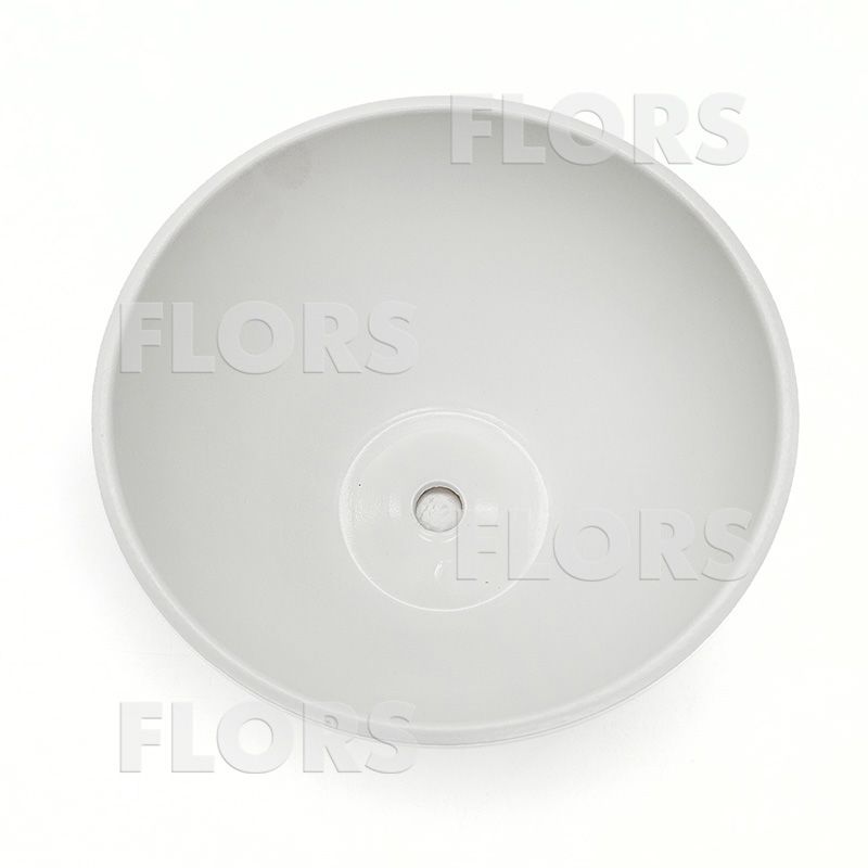 Горшок керамика Борт белый