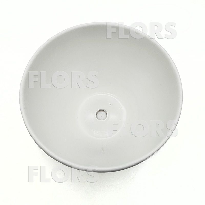 Горшок керамика Борт белый