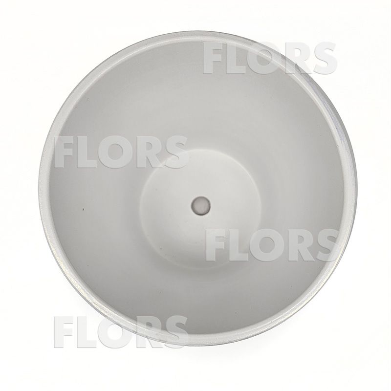 Горшок керамика Конус Л белый