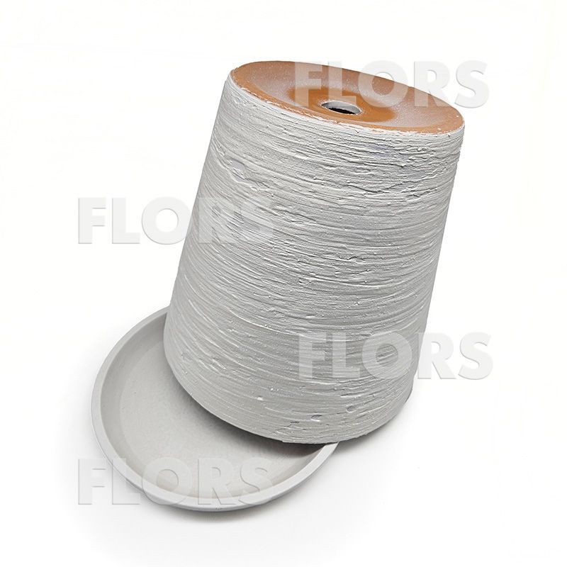 Горшок керамика Конус Л белый