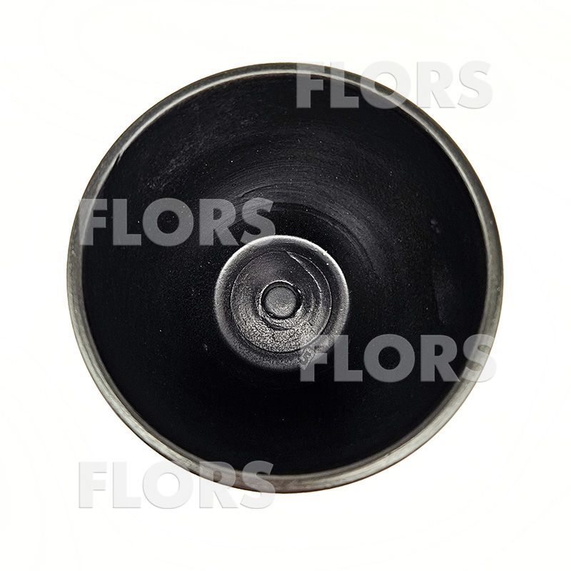 Горшок керамика Колор черный