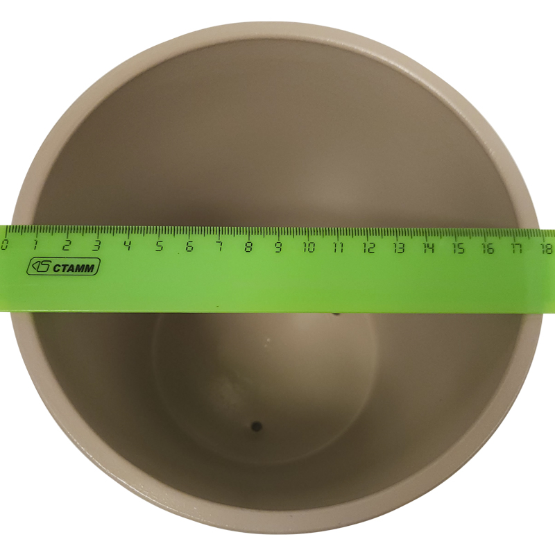 Горшок керамика Пирамида розовый