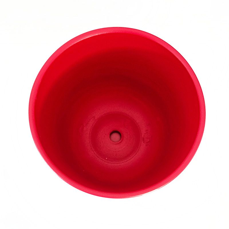 Горшок керамика Цилиндр малиновый