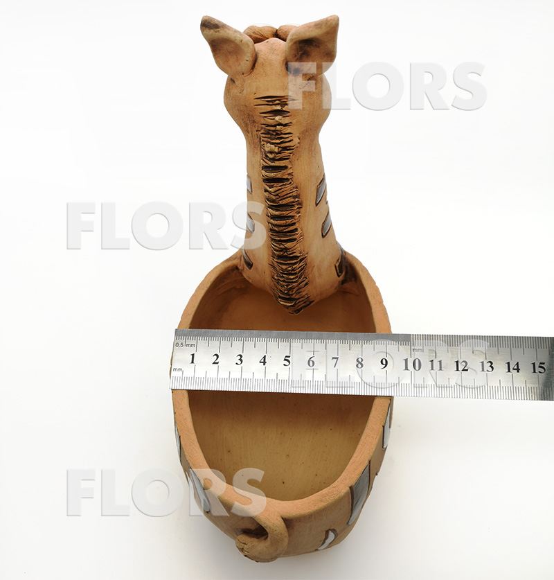 Кашпо керамика Зебра