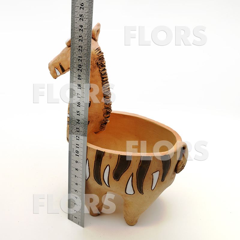 Кашпо керамика Зебра